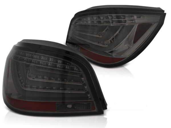 Baklykter BMW E60 LCI 07-10 Sedan LED Bar Røykfarget – bilde 2 av 2