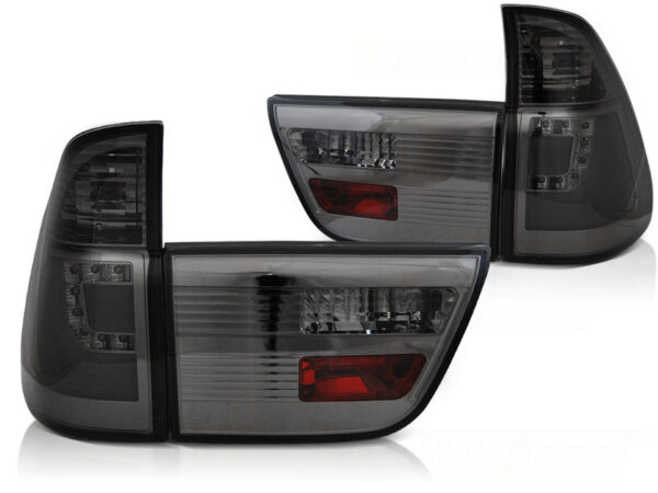 Baklykter BMW X5 E53 09.99-10.03 LED Bar Røykfarget – bilde 2 av 2