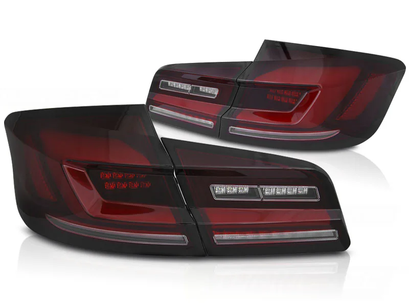 Baklykter Bmw F10 10-16 Led Bar Seq Red Smoke - Bilde 2