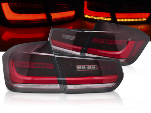 Baklykter RE BMW F30 11-18 Sedan F30 LED Bar SEQ Hvit – bilde 1 av 2