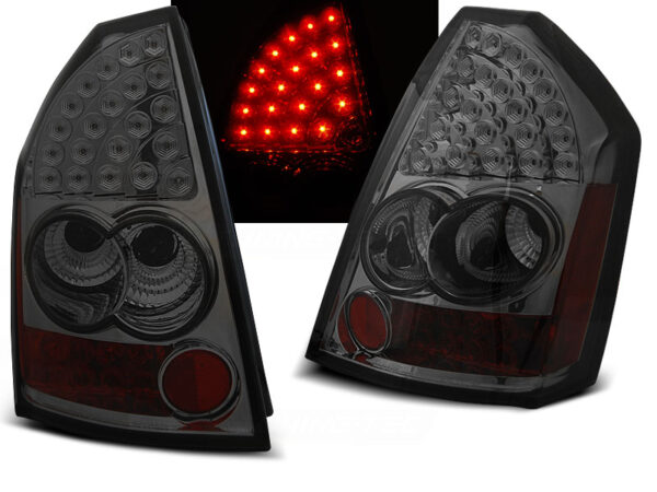 Baklykter Chrysler 300C 05-08 Sedan LED Røykfarget – bilde 1 av 2