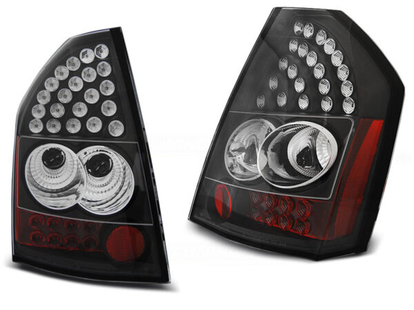 Baklykter Chrysler 300C/300 08-10 Sedan LED Svart – bilde 2 av 2
