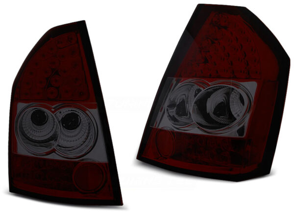 Baklykter Chrysler 300C/300 08-10 Sedan LED Rød/Røykfarget – bilde 2 av 2