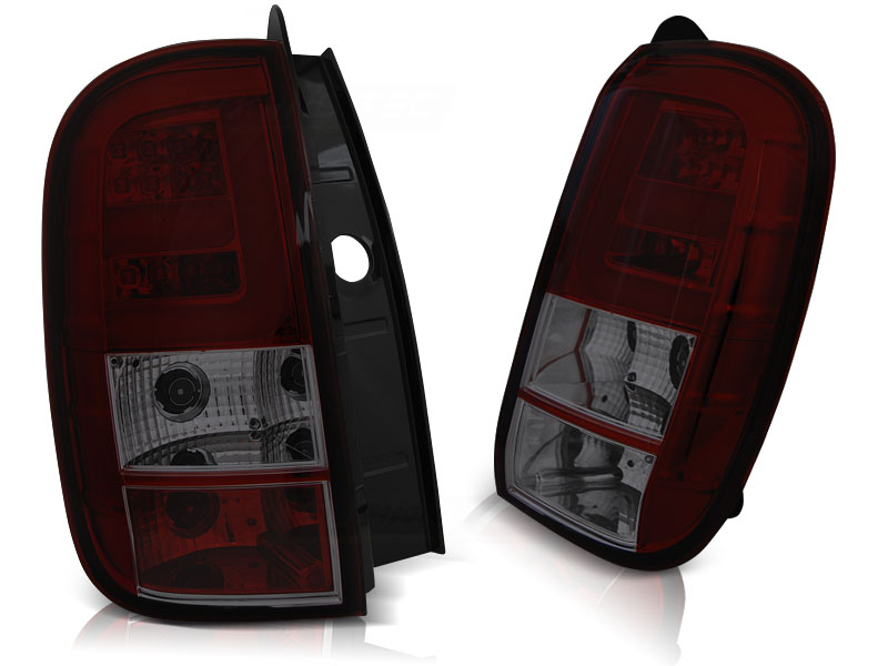 Baklykter Dacia Duster 04.10- Led Bar Red Smoke - Bilde 2