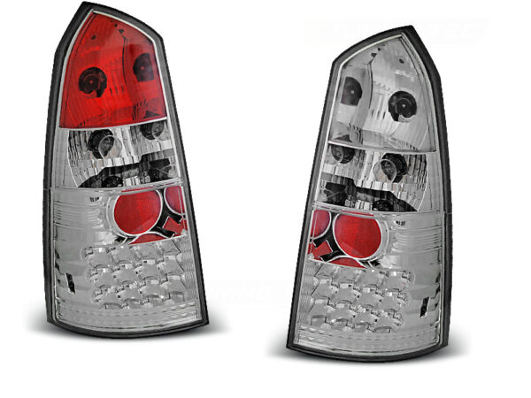 Baklykter Ford Focus MK1 10.98-10.04 Stasjonsvogn LED Krom – bilde 2 av 2