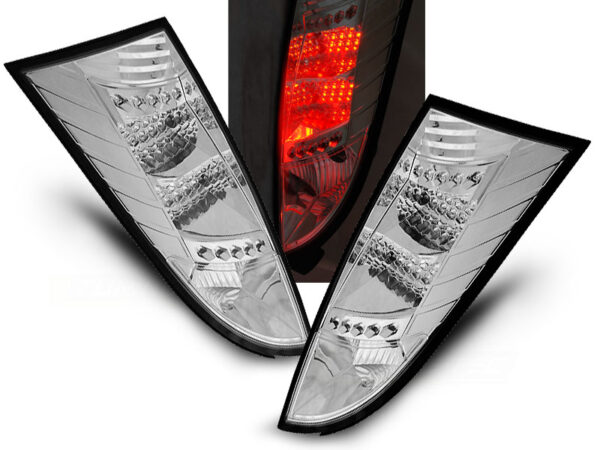 Baklykter Ford Focus MK1 10.98-10.04 Hatchback LED Krom – bilde 1 av 2