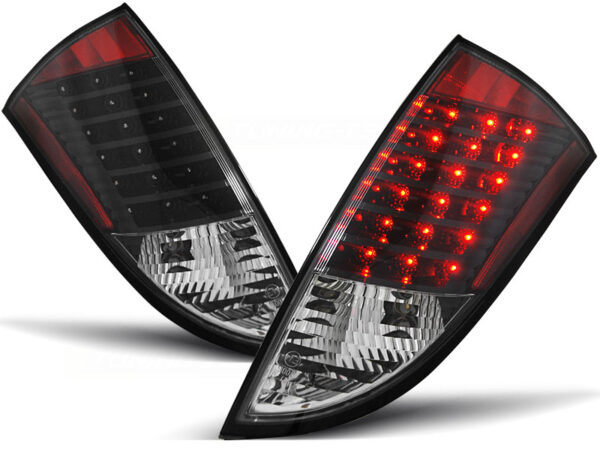 Baklykter Ford Focus 1 HB 98-04 Hatchback LED Svart
