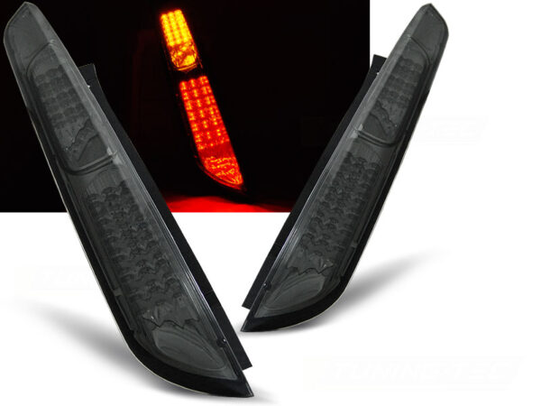 Baklykter Ford Focus MK2 09.04-08 HB Hatchback LED Røykfarget – bilde 1 av 2