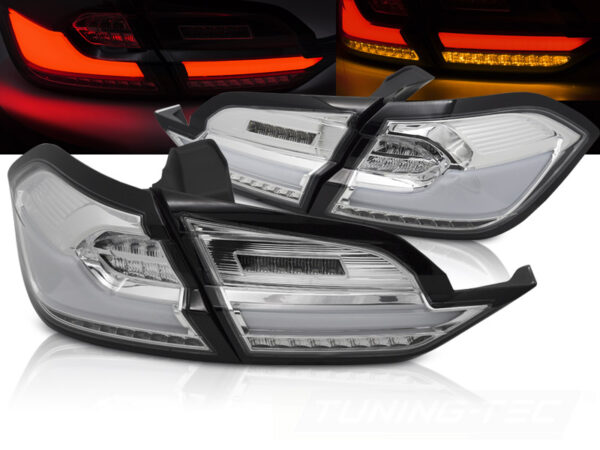 Baklykter Ford Fiesta MK8 17-21 Hatchback LED Bar SEQ Krom – bilde 1 av 2