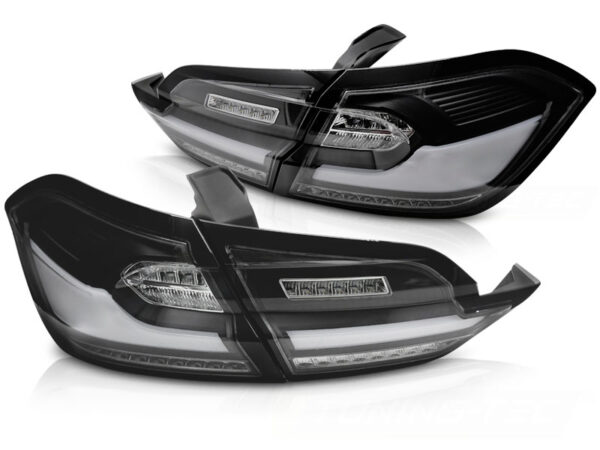 Baklykter Ford Fiesta MK8 17-21 Hatchback LED Bar SEQ Svart – bilde 2 av 2
