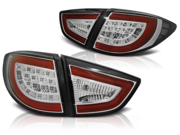 Baklykter Hyundai IX35 09-09-.13 LED Bar Krom – bilde 2 av 2