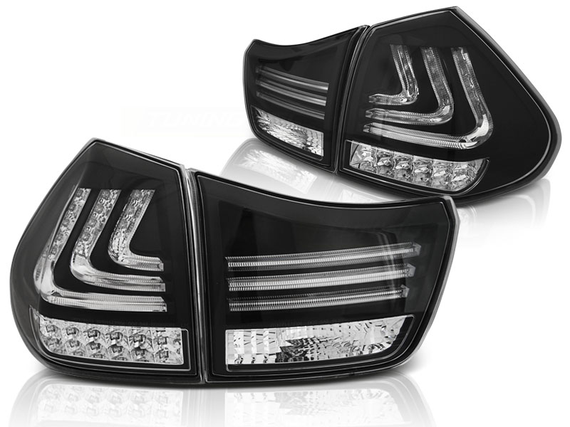Baklykter Lexus RX 330 / 350 03-08 Led Bar Sort - Bilde 2