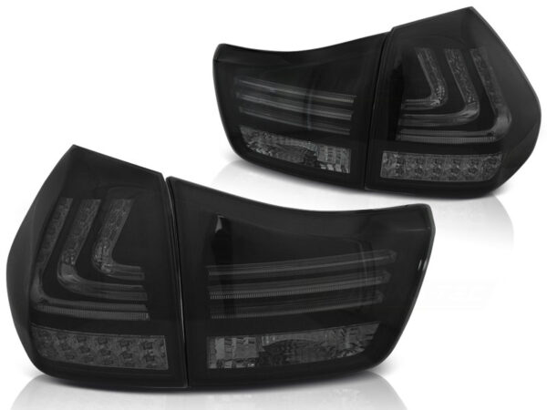 Baklykter Lexus RX 330/350 03-08 LED Bar Svart/Røykfarget – bilde 2 av 2