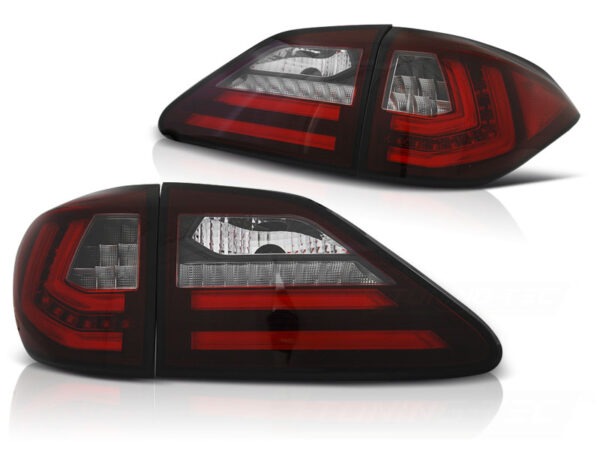 Baklykter Lexus RX III 350 09-12 LED Bar SEQ Rød/Hvit – bilde 2 av 2