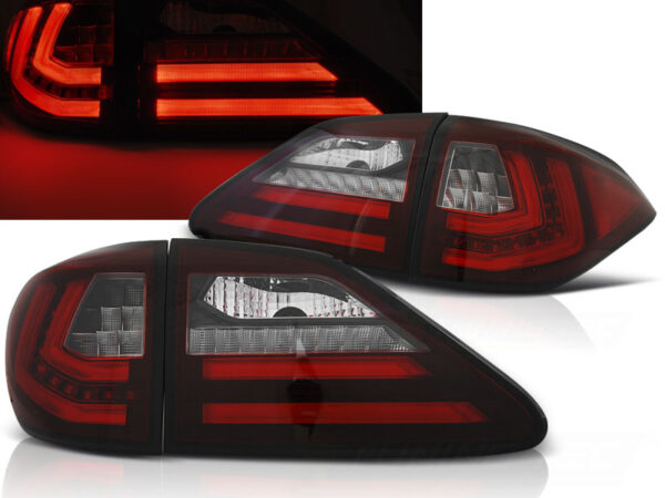 Baklykter Lexus RX III 350 09-12 LED Bar SEQ Rød/Hvit – bilde 1 av 2