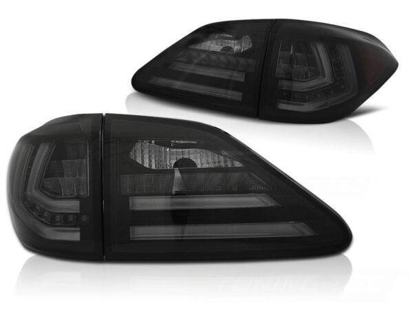 Baklykter Lexus RX III 350 09-12 LED Bar SEQ Røykfarget – bilde 2 av 2