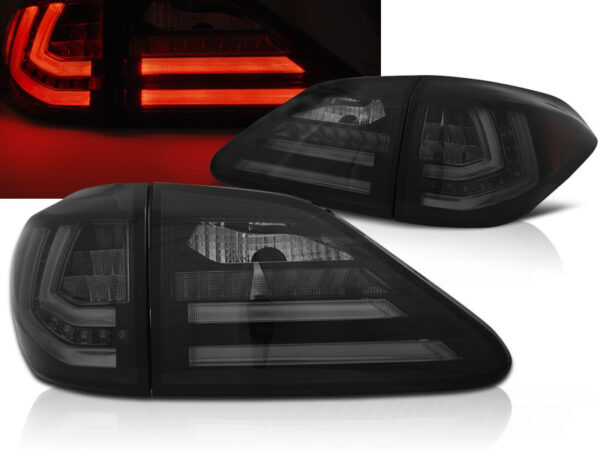 Baklykter Lexus RX III 350 09-12 LED Bar SEQ Røykfarget – bilde 1 av 2