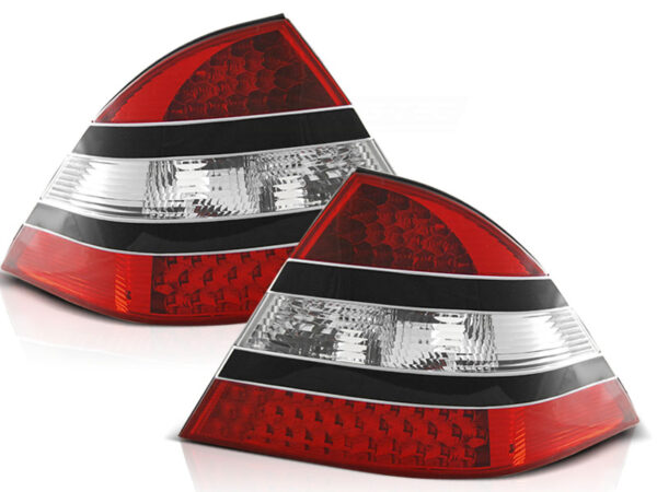 Baklykter Mercedes W220 S-Class 09.98-05.05 LED Svart – bilde 2 av 2