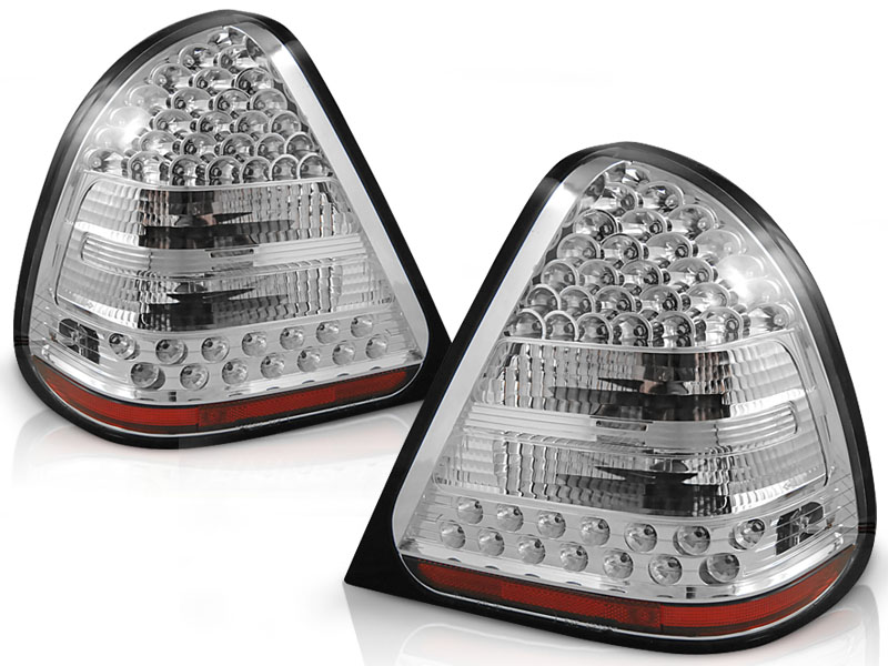 Baklykter Mercedes W202 C-Klasse 06.93-06.00 Led Chrome - Bilde 2