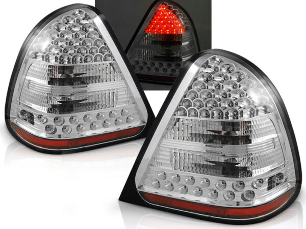 Baklykter Mercedes W202 C-Class 06.93-06.00 Sedan LED Krom – bilde 1 av 2