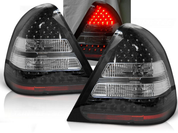 Baklykter Mercedes W202 C-Class 06.93-06.00 Sedan LED Svart – bilde 1 av 2
