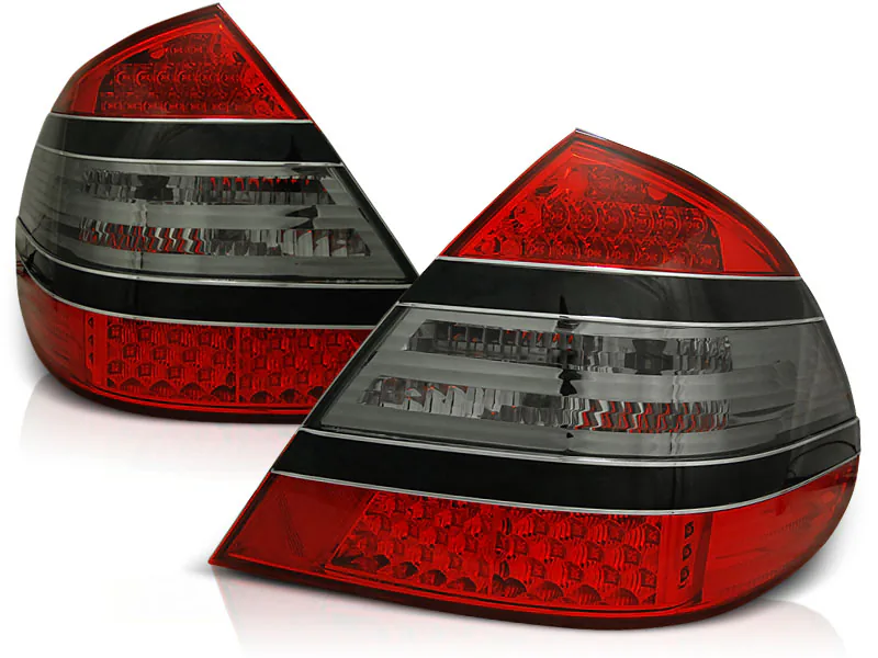Baklykter Mercedes W211 E-Klasse 03.02-04.06 Led Red Smoke - Bilde 2