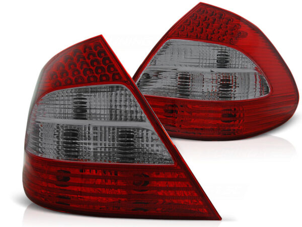Baklykter Mercedes W211 E-Class 03.02-04.06 Sedan LED Rød/Røykfarget – bilde 2 av 2