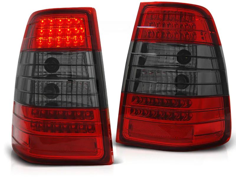 Baklykter Mercedes W124 E-Klasse Kombi 09.85-95 Led Red Smoke