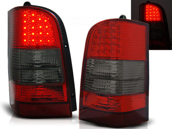 Baklykter Mercedes Vito V-KLASA W638 96-03 LED Rød/Røykfarget – bilde 1 av 2
