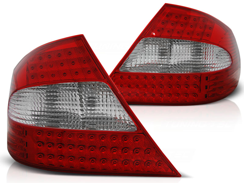 Baklykter Mercedes CLK W209 03-10 Led Red White - Bilde 2