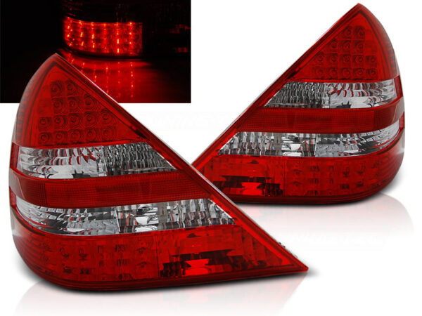 Baklykter Mercedes R170 SLK 04.96-04 LED Rød/Hvit – bilde 1 av 2