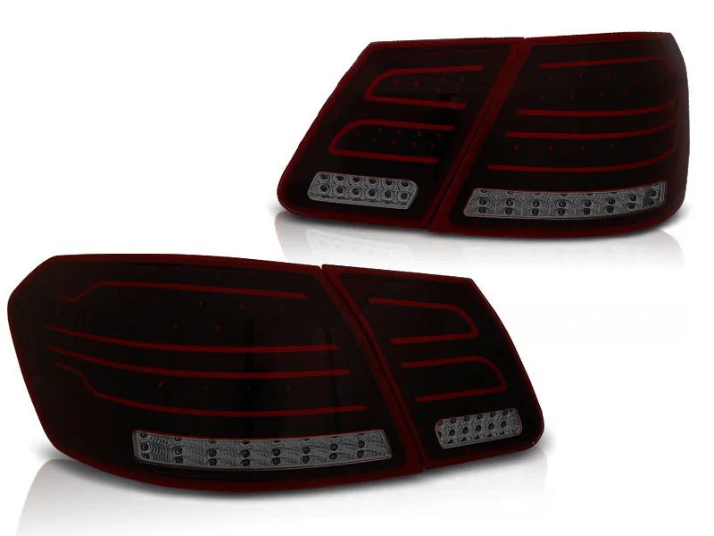 Baklykter Mercedes W212 E-Klasse 09-13 Led Bar Red Smoke - Bilde 2