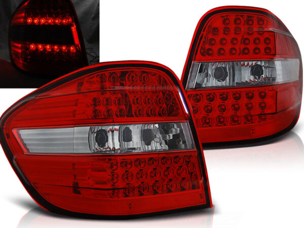 Baklykter Mercedes M-Class W164 05-08 LED Rød/Hvit – bilde 1 av 2