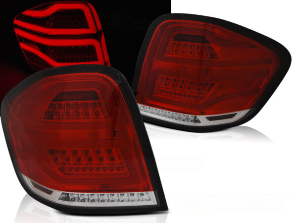 Baklykter WHIE Mercedes M-Class W164 09-11 LED Bar Rød – for original LED – bilde 1 av 2