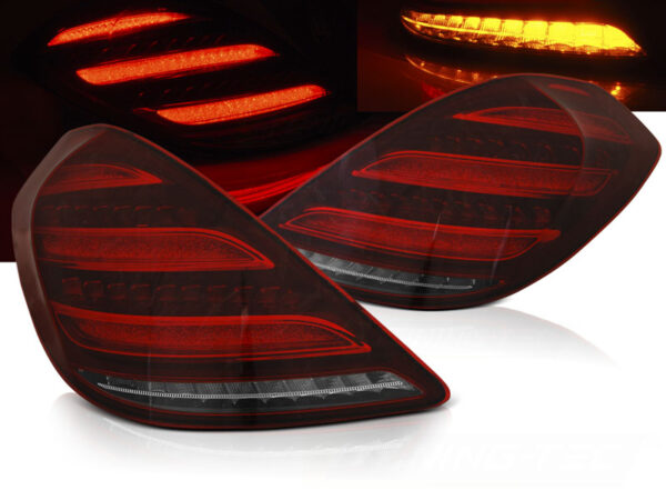 Baklykter Mercedes S-Class W222 13-17 LED Rød/Hvit – bilde 1 av 2