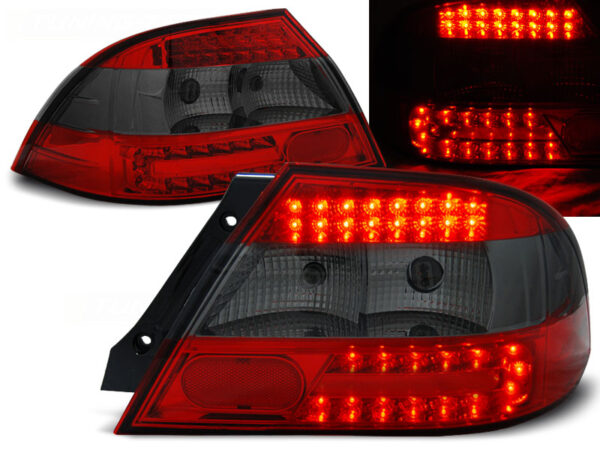 Baklykter Mitsubishi Lancer 7 Sedan 04-07 LED Rød/Røykfarget – bilde 1 av 2