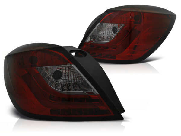Baklykter Opel Astra H 03.04-09 3D Hatchback 3D LED Bar Rød/Røykfarget – bilde 2 av 2