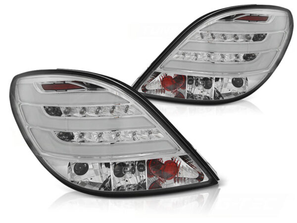 Baklykter Peugeot 207 3D/5D 06-09 Hatchback LED Bar Krom – bilde 2 av 2
