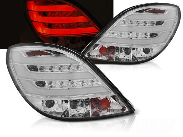 Baklykter Peugeot 207 3D/5D 06-09 Hatchback LED Bar Krom – bilde 1 av 2