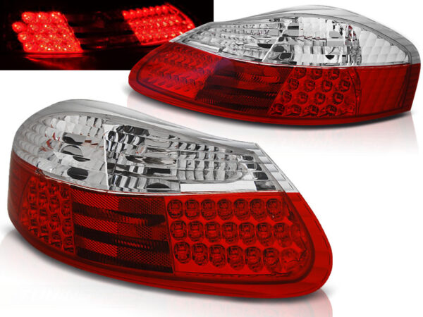 Baklykter Porsche BOXSTER 96-04 LED Rød/Hvit – bilde 1 av 2