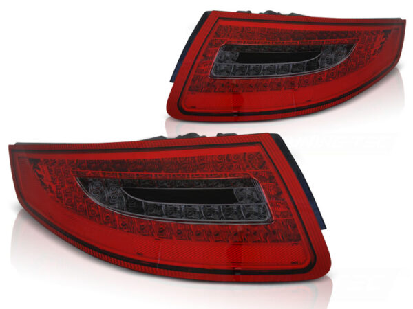 Baklykter Porsche 911 997 04-09 LED Rød/Røykfarget – bilde 2 av 2
