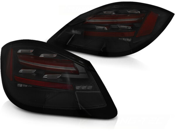 Baklykter Porsche BOXSTER/CAYMAN 987 09-12 LED Bar SEQ Svart/Røykfarget – bilde 2 av 2