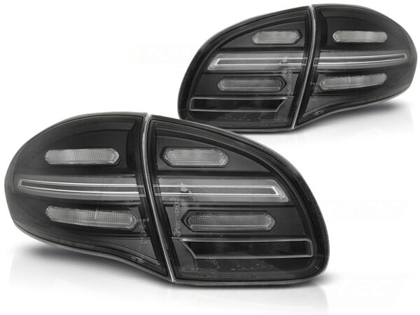Baklykter Porsche Cayenne 10-15 LED Bar SEQ Svart – bilde 2 av 2
