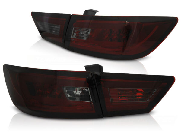Baklykter Renault CLIO IV 13-16 Hatchback LED Bar Rød/Røykfarget – bilde 2 av 2