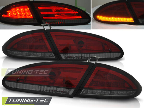 Baklykter Seat Leon 05-09 LED Rød/Røykfarget – bilde 1 av 2