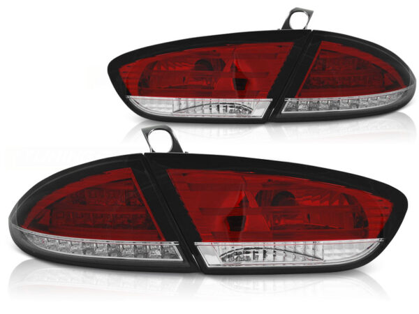 Baklykter Seat Leon 03.09-12 LED Rød/Hvit – bilde 2 av 2