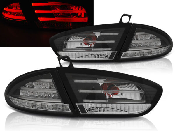 Baklykter Seat Leon 03.09-12 LED Svart – bilde 1 av 2