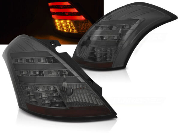 Baklykter Suzuki SWIFT V 10- LED Bar Røykfarget – bilde 1 av 2