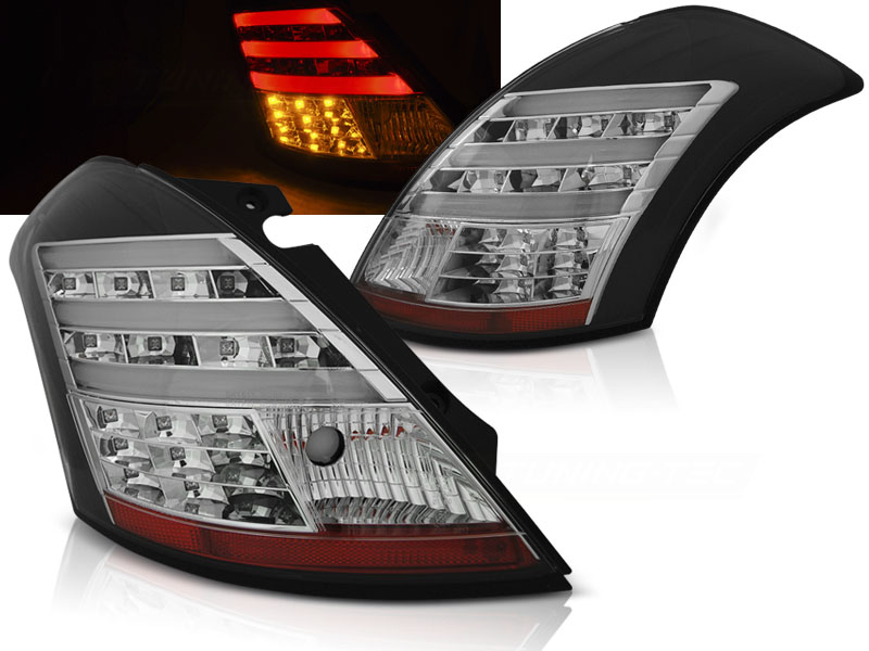 Baklykter Suzuki Swift 10- Black Led Bar
