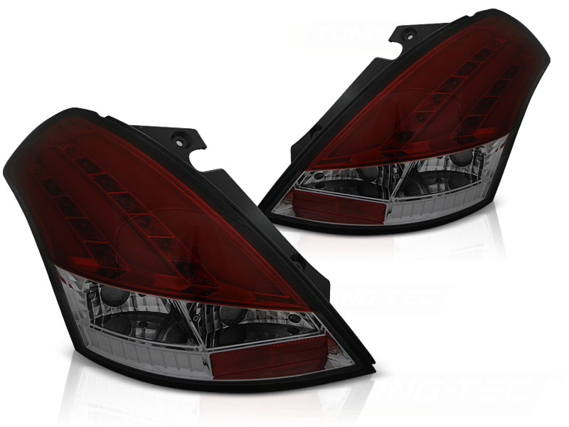 Baklykter Suzuki Swift 10-17 Red Smoke Led Bar - Bilde 2